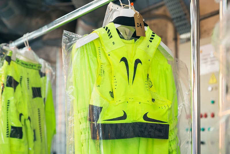 Off-White™ Spring/Summer 2019 Backstage Nike Collection Paris Fashion Week Exclusive Virgil Abloh Closer Look First Look Cecilia Yeung