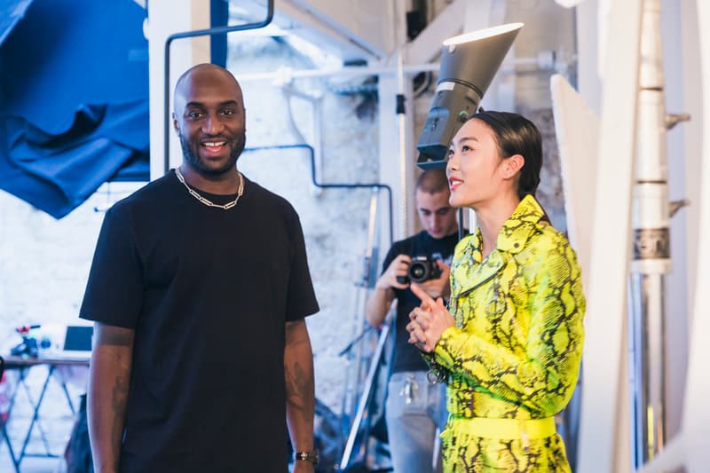 Off white Nike virgil abloh Spring Summer 2019 paris fashion week fitting session backstage bella hadid cecilia young sportswear streetwear athlete vapor street sneaker