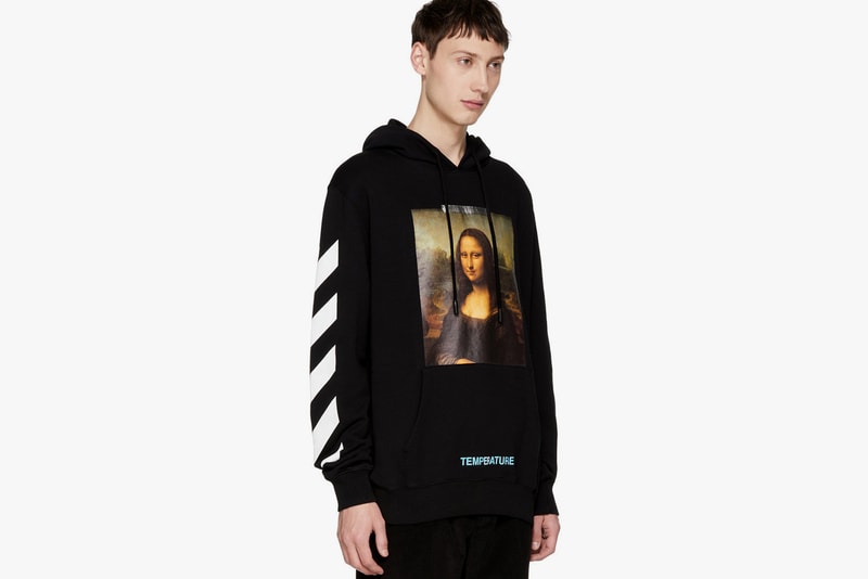 ssense off white mona lisa hoodie fashion virgil abloh 2018 september black