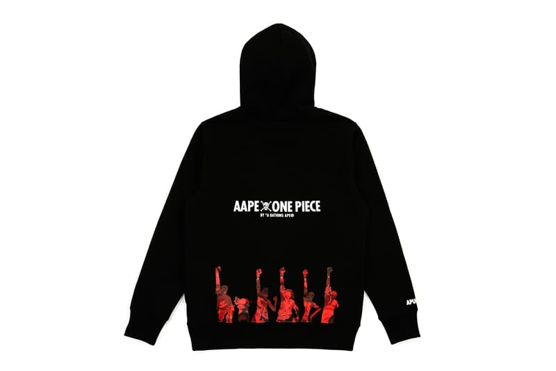 one piece bape aape collaboration collection fall winter 2018 september 28 release details buy sell luffy straw hat pirates manga anime