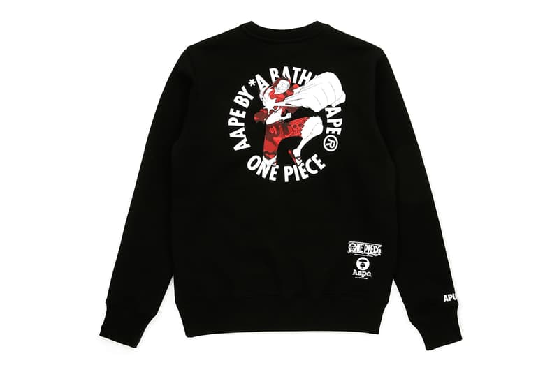 One Piece X Aape By Bape Fw18 Collection Hypebeast - luffy scar t shirt roblox