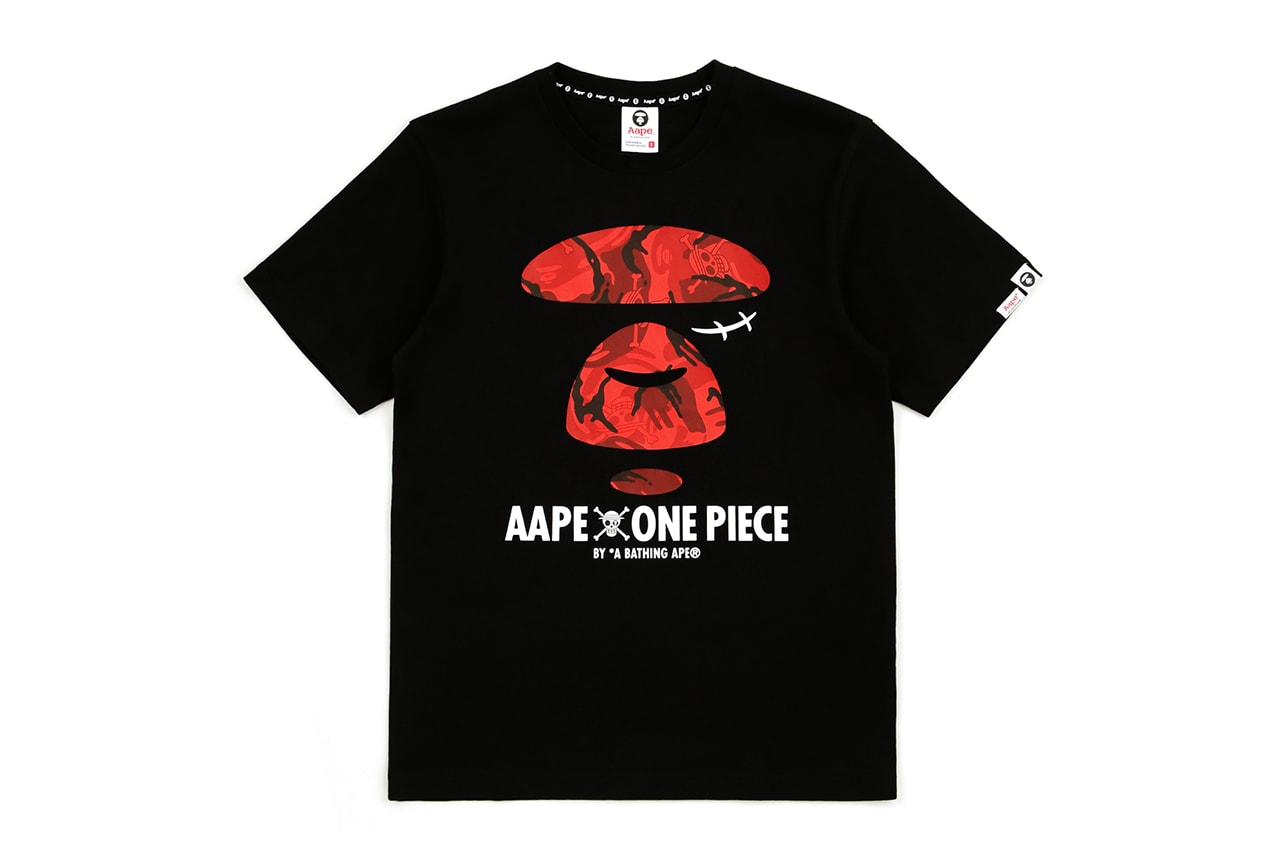one piece bape aape collaboration collection fall winter 2018 september 28 release details buy sell luffy straw hat pirates manga anime