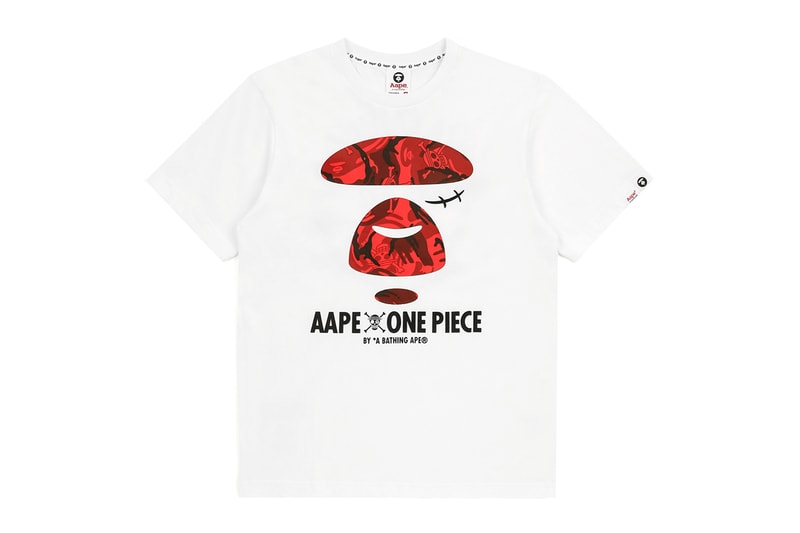 one piece bape aape collaboration collection fall winter 2018 september 28 release details buy sell luffy straw hat pirates manga anime