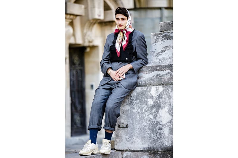 Paris Fashion Week Spring/Summer 2019 Street Style SS19 prada off white nike virgil abloh burberry undercover comme des garcons raf simons