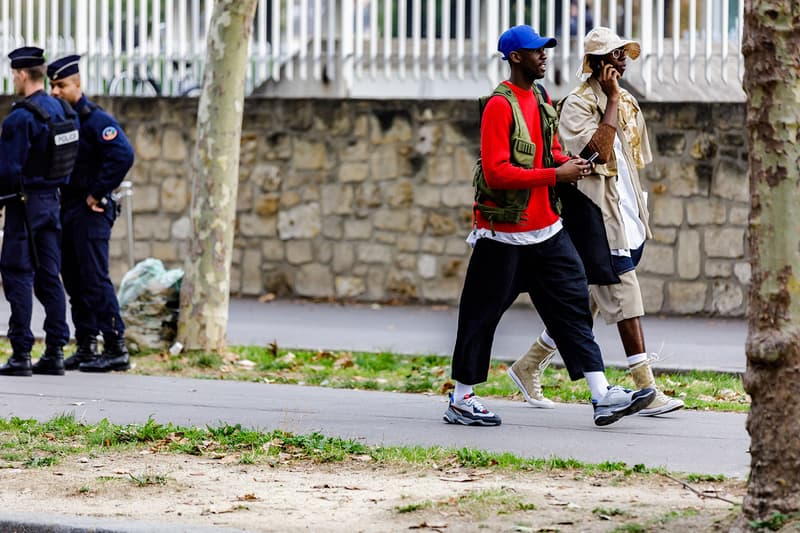Paris Fashion Week Spring/Summer 2019 Street Style SS19 prada off white nike virgil abloh burberry undercover comme des garcons raf simons