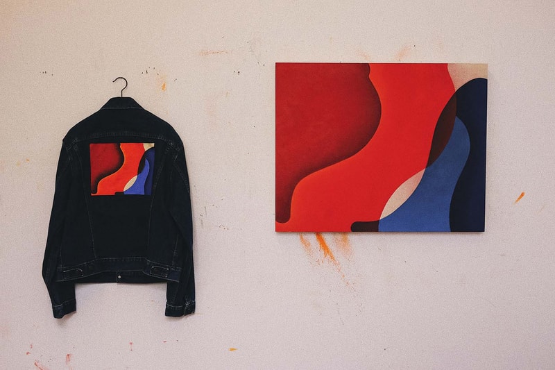 patric hanley above and under exhibition kinfolk 90 artworks paintings levis jackets