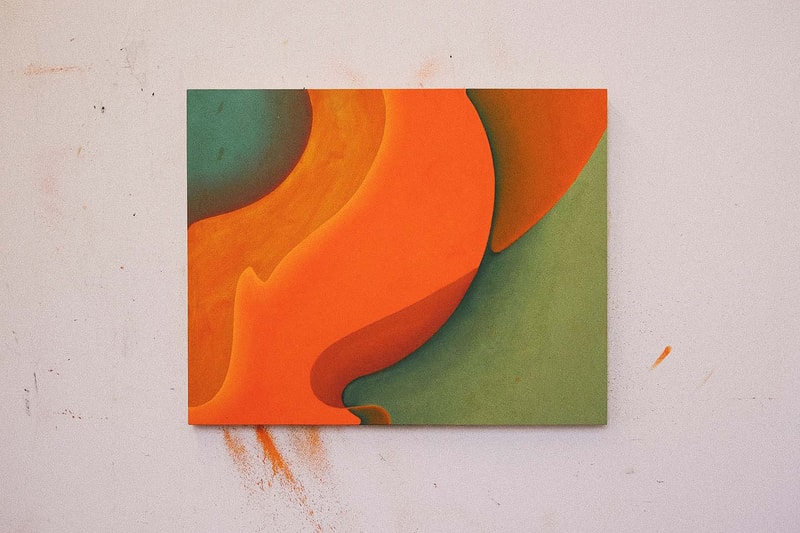 patric hanley above and under exhibition kinfolk 90 artworks paintings levis jackets