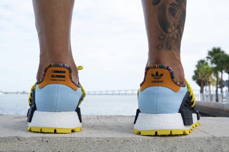 Pharrell Williams adidas NMD Hu Clear Sky blue yellow black orange november 2018 Release info date inspiration pack sneaker release date price info shoes