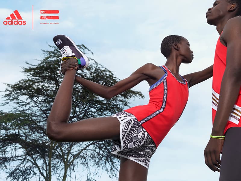 adidas Pharrell Williams SOLARHU Running Shoe Campaign Sneakers Kicks Trainers Shoes Footwear Cop Purchase Buy Available Running East Africa HU