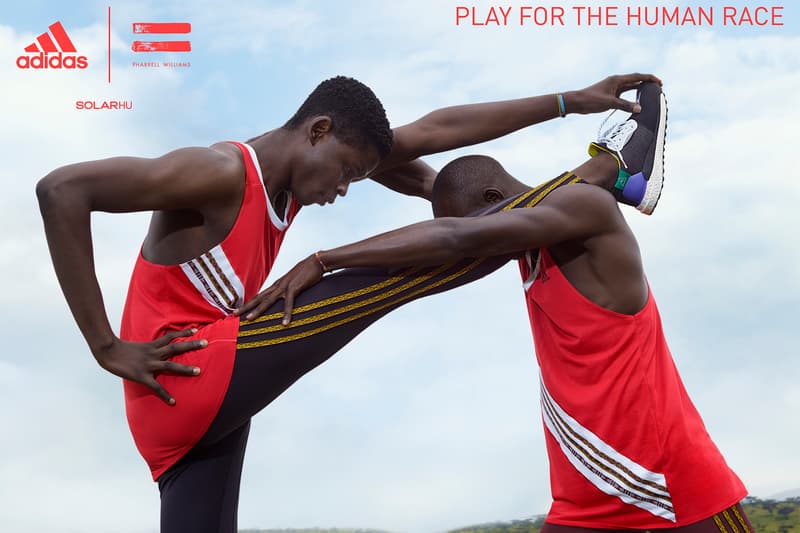 adidas Pharrell Williams SOLARHU Running Shoe Campaign Sneakers Kicks Trainers Shoes Footwear Cop Purchase Buy Available Running East Africa HU