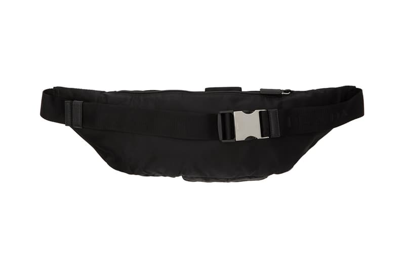 prada fall winter 2018 montagna pouch nylon ssense buy sell tactical technical functiona fanny waist bag pack strap pocket