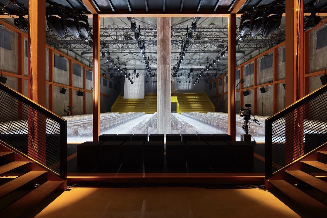 Prada Kazuyo Sejima Elizabeth Diller Cini Boeri Rem Koolhaas AMO Milan Pieces AMO Catwalk Installation