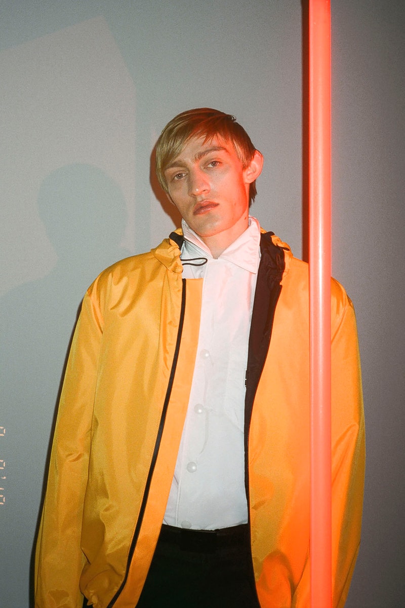 Prada matchesfashion.com 5 Carlos Place Immersive Retail Installation Experience Cloudbust Shirt Sneaker Knitwear Accessories Sports Trackpants Jackets
