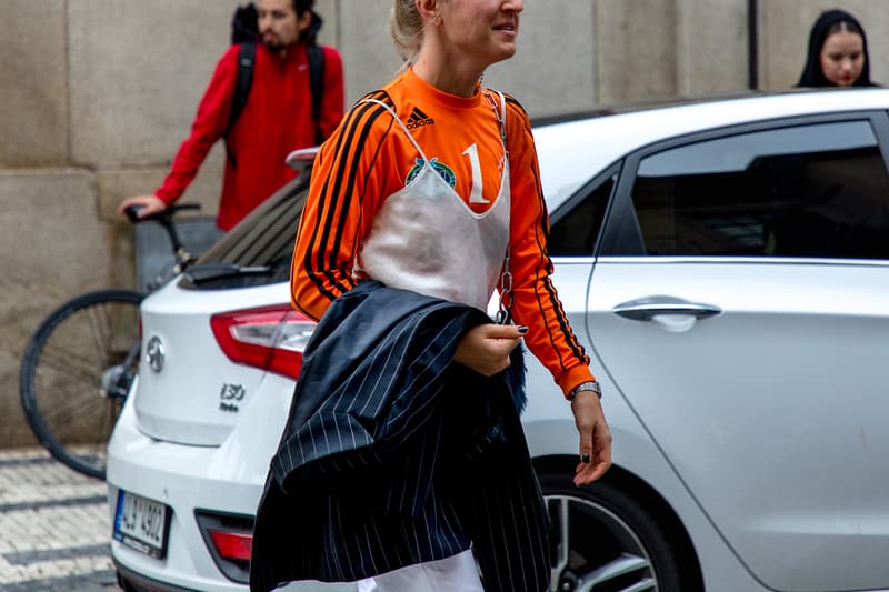 Prague Fashion Week Spring/Summer 2019 Street Style Mercedes-Benz Fashion Week vetements balenciaga