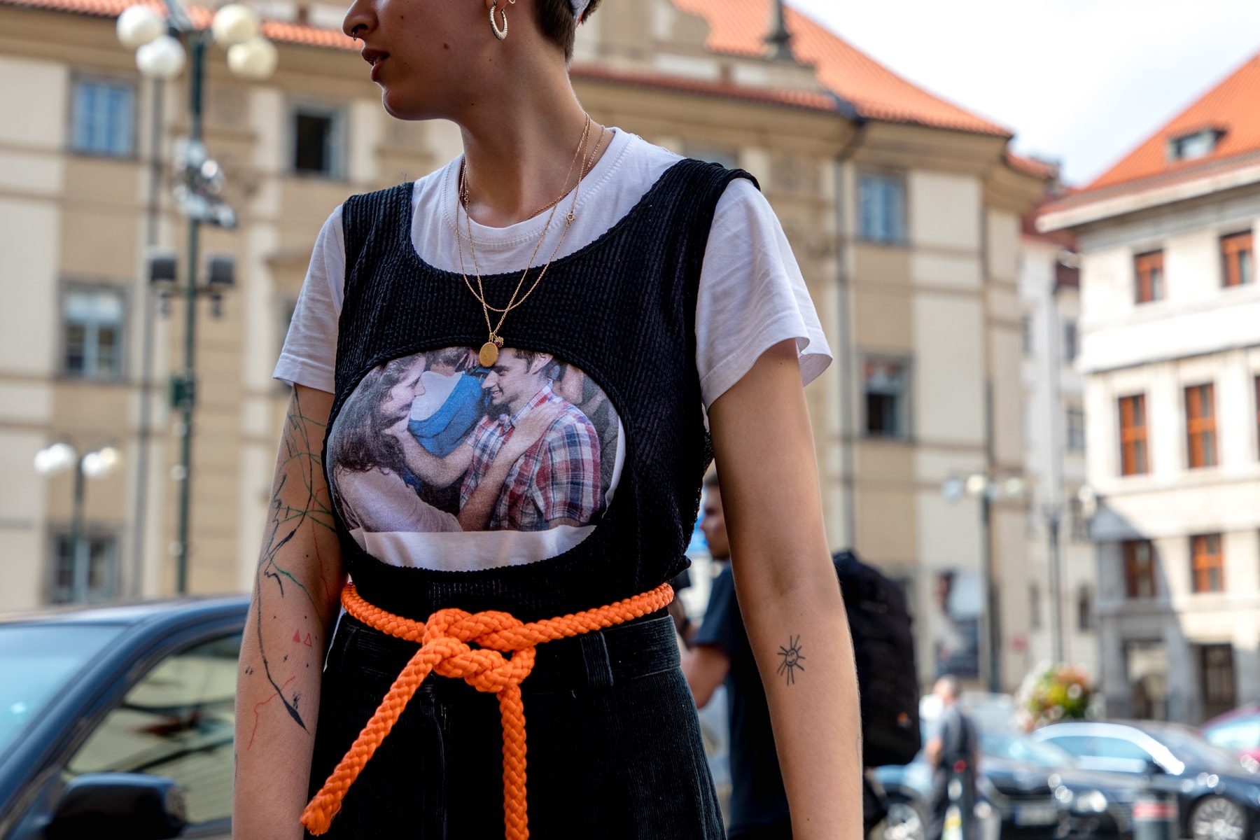 Prague Fashion Week Spring/Summer 2019 Street Style Mercedes-Benz Fashion Week vetements balenciaga