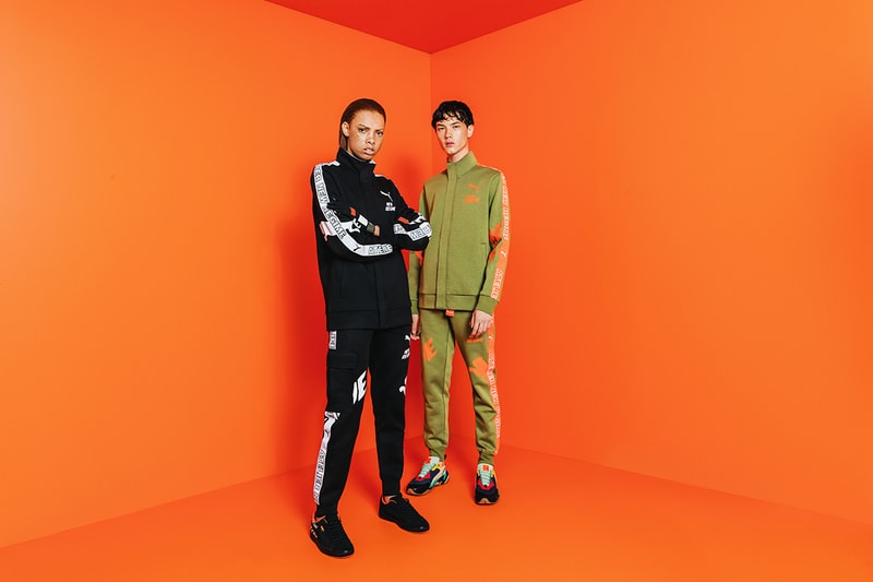PUMA Atelier New Regime Fall Winter 2018 collection lookbook sneakers jackets tracksuits crewneck pullovers collaborations
