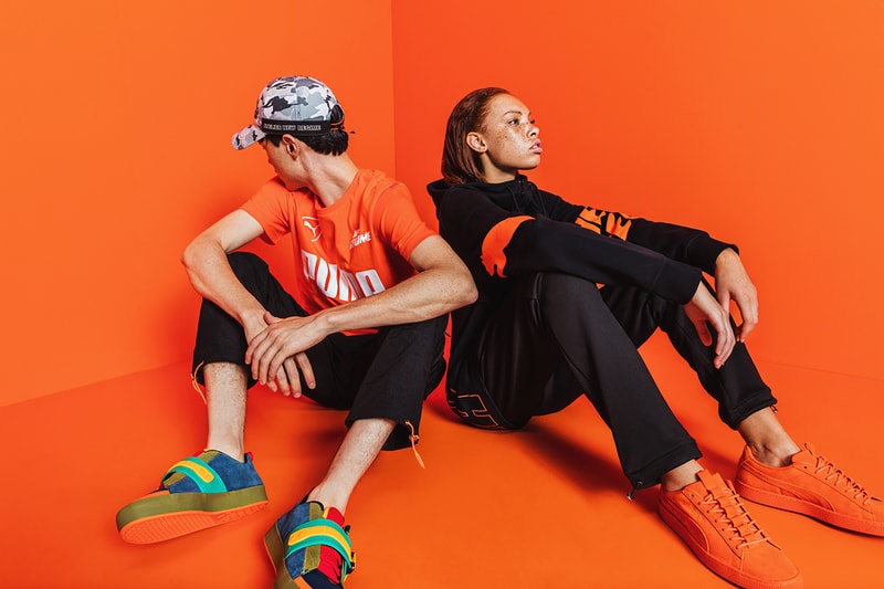 PUMA Atelier New Regime Fall Winter 2018 collection lookbook sneakers jackets tracksuits crewneck pullovers collaborations