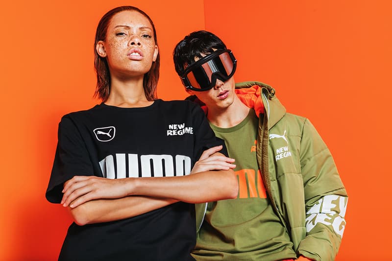 PUMA Atelier New Regime Fall Winter 2018 collection lookbook sneakers jackets tracksuits crewneck pullovers collaborations