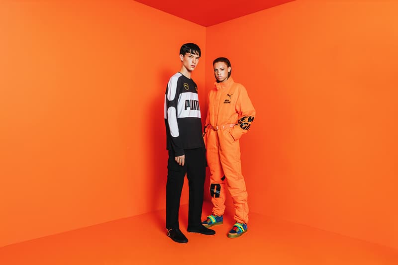 PUMA Atelier New Regime Fall Winter 2018 collection lookbook sneakers jackets tracksuits crewneck pullovers collaborations