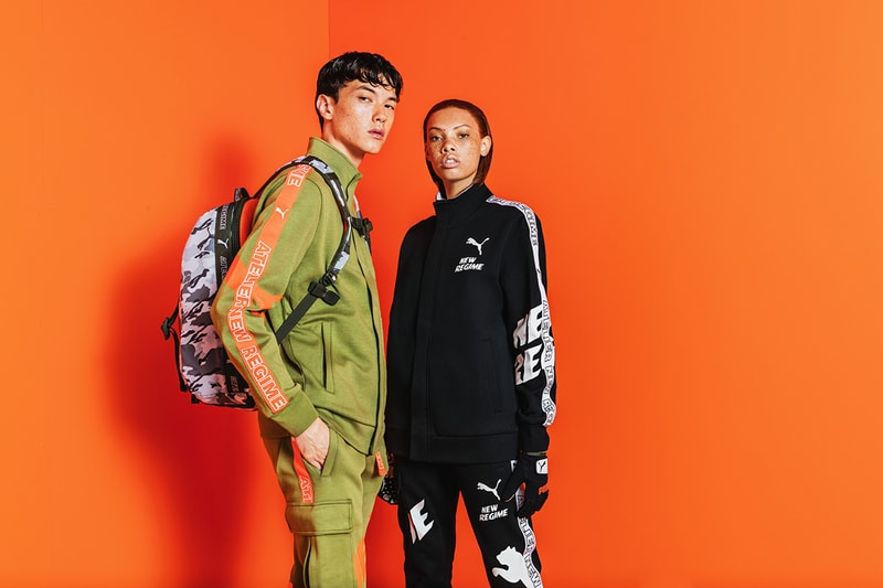 PUMA Atelier New Regime Fall Winter 2018 collection lookbook sneakers jackets tracksuits crewneck pullovers collaborations