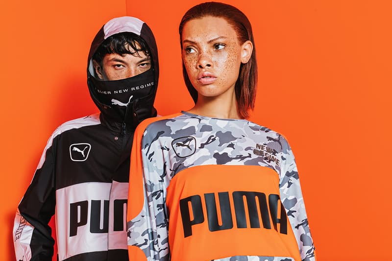 PUMA Atelier New Regime Fall Winter 2018 collection lookbook sneakers jackets tracksuits crewneck pullovers collaborations