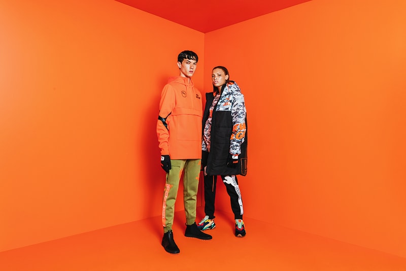 PUMA Atelier New Regime Fall Winter 2018 collection lookbook sneakers jackets tracksuits crewneck pullovers collaborations