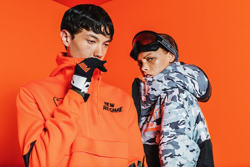 PUMA Atelier New Regime Fall Winter 2018 collection lookbook sneakers jackets tracksuits crewneck pullovers collaborations
