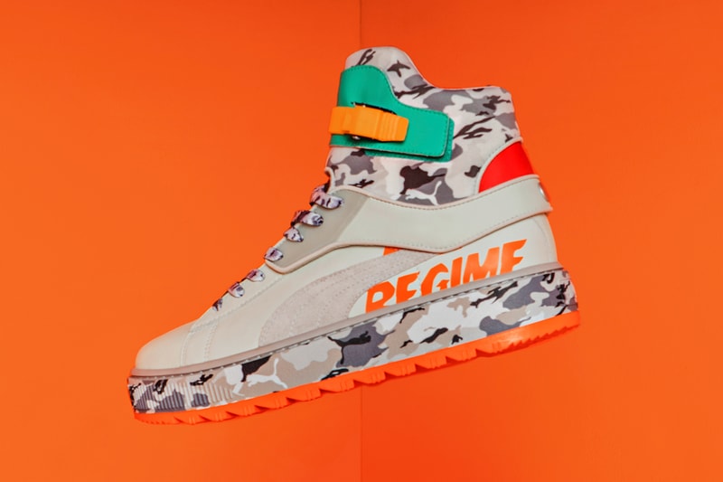 Atelier Regime PUMA Ren Boot ANR fall winter 2018 release info beige orange snow camo