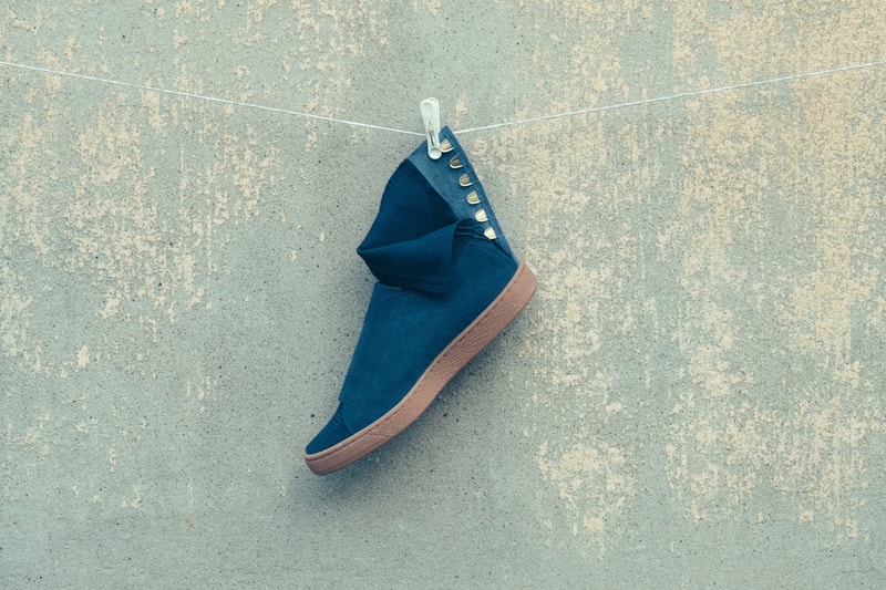 puma poggy motofumi kogi the man collaboration suede sneaker 50 anniversary tracksuit jacket pants tee shirt drop release date info collection september 15 2018 japan