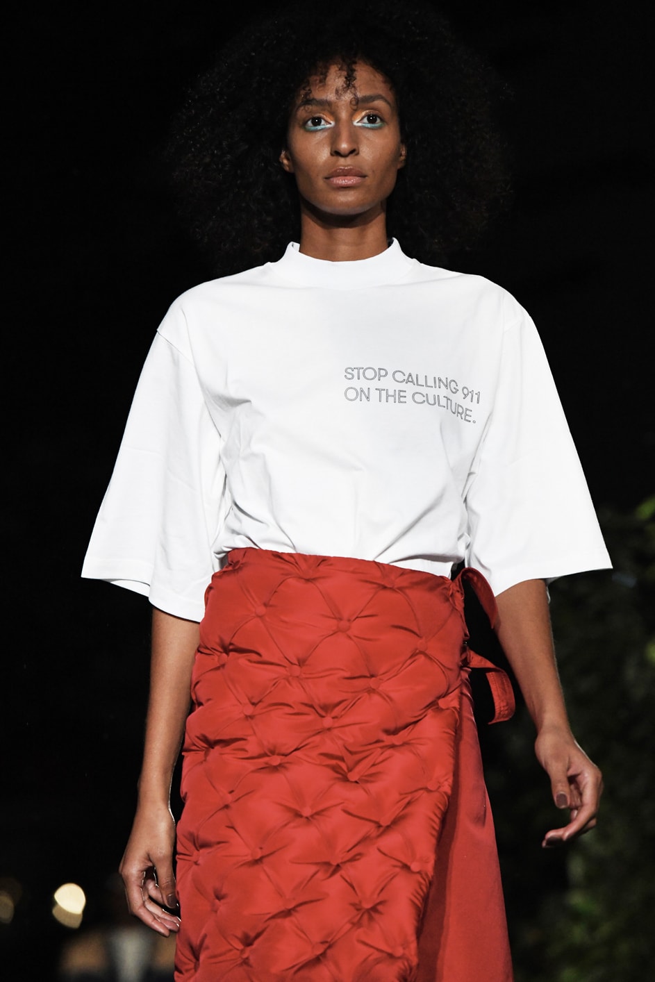 Pyer Moss New York Fashion Week Spring Summer 2019 Collection runway reebok fubu collaborations