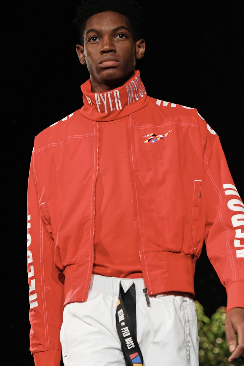 Pyer Moss New York Fashion Week Spring Summer 2019 Collection runway reebok fubu collaborations