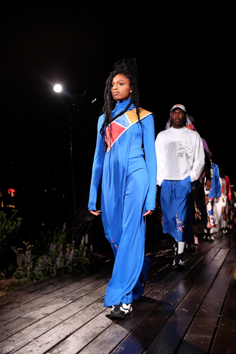 Pyer Moss New York Fashion Week Spring Summer 2019 Collection runway reebok fubu collaborations