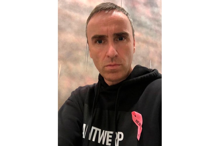 Raf Simons Showcases “HEROES” Pink Ribbon to Support Breast Cancer Awareness