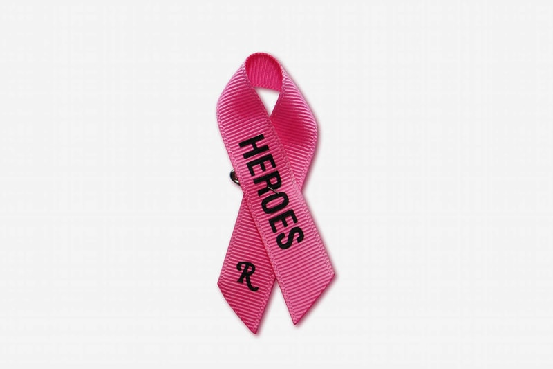 Raf Simons HEROES Pink Ribbon Breast Cancer Awareness