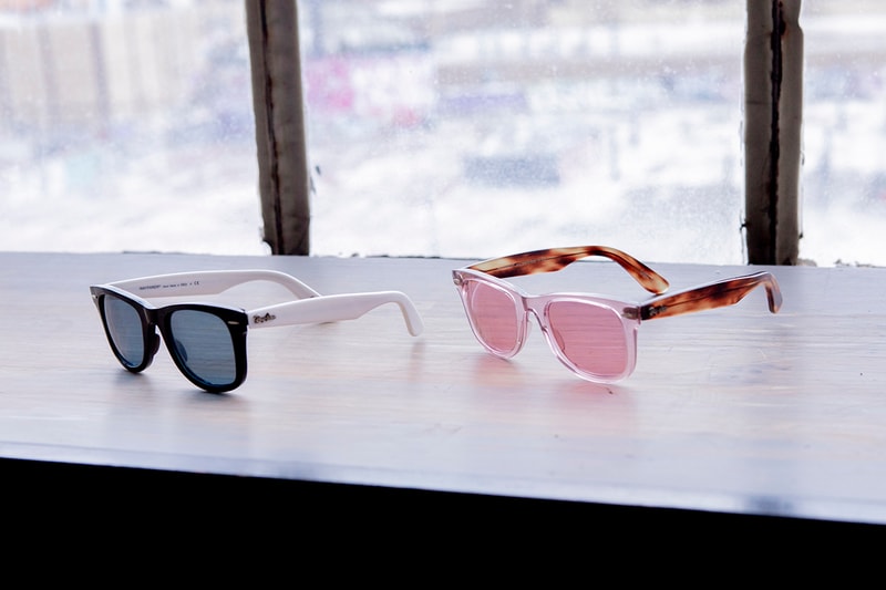 ray ban nina kraviz the martinez brothers studio drop release hypefest exclusive collaboration wayfarer cat eye sunglasses frames exclusive