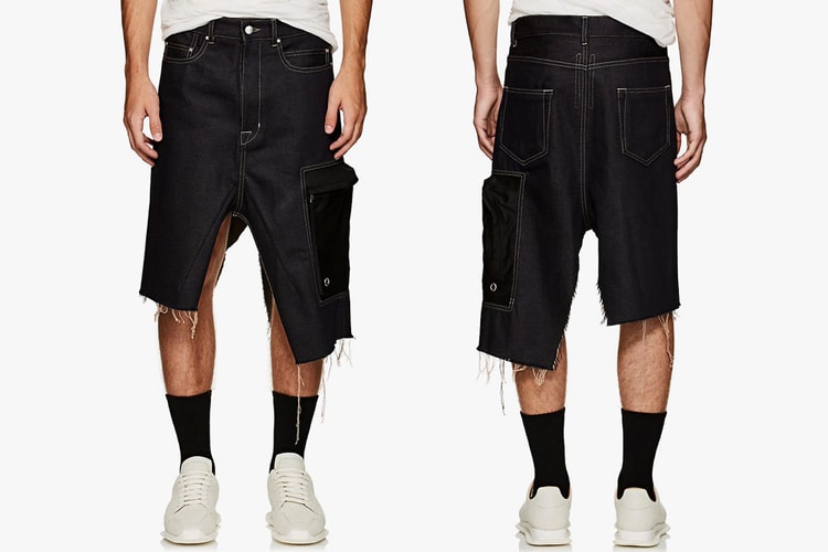 Rick Owens's Italian-Made Men's Denim Skirt Will Set You Back $1,160 USD