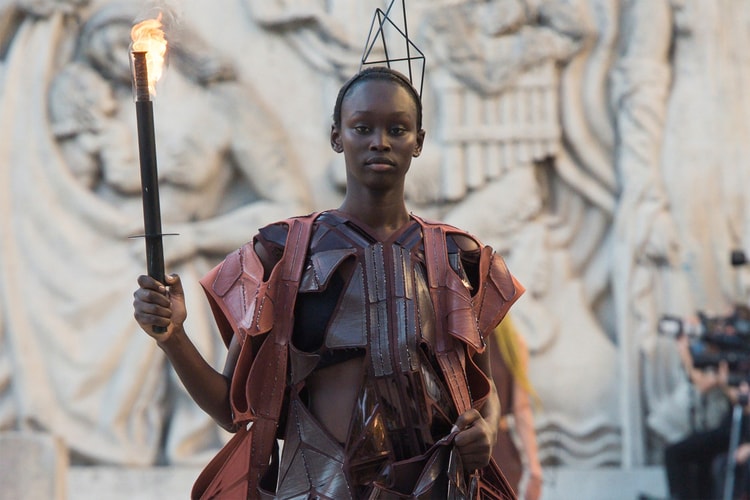 Rick Owens Set the Runway on Fire for SS19