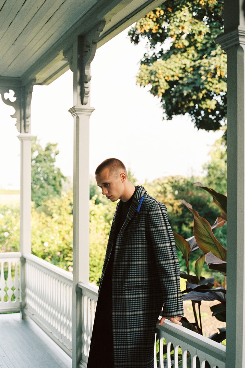 Roden Gray OAMC Fall Winter 2018 Editorial Video Collection Outerwear Jackets shawl shirt coat