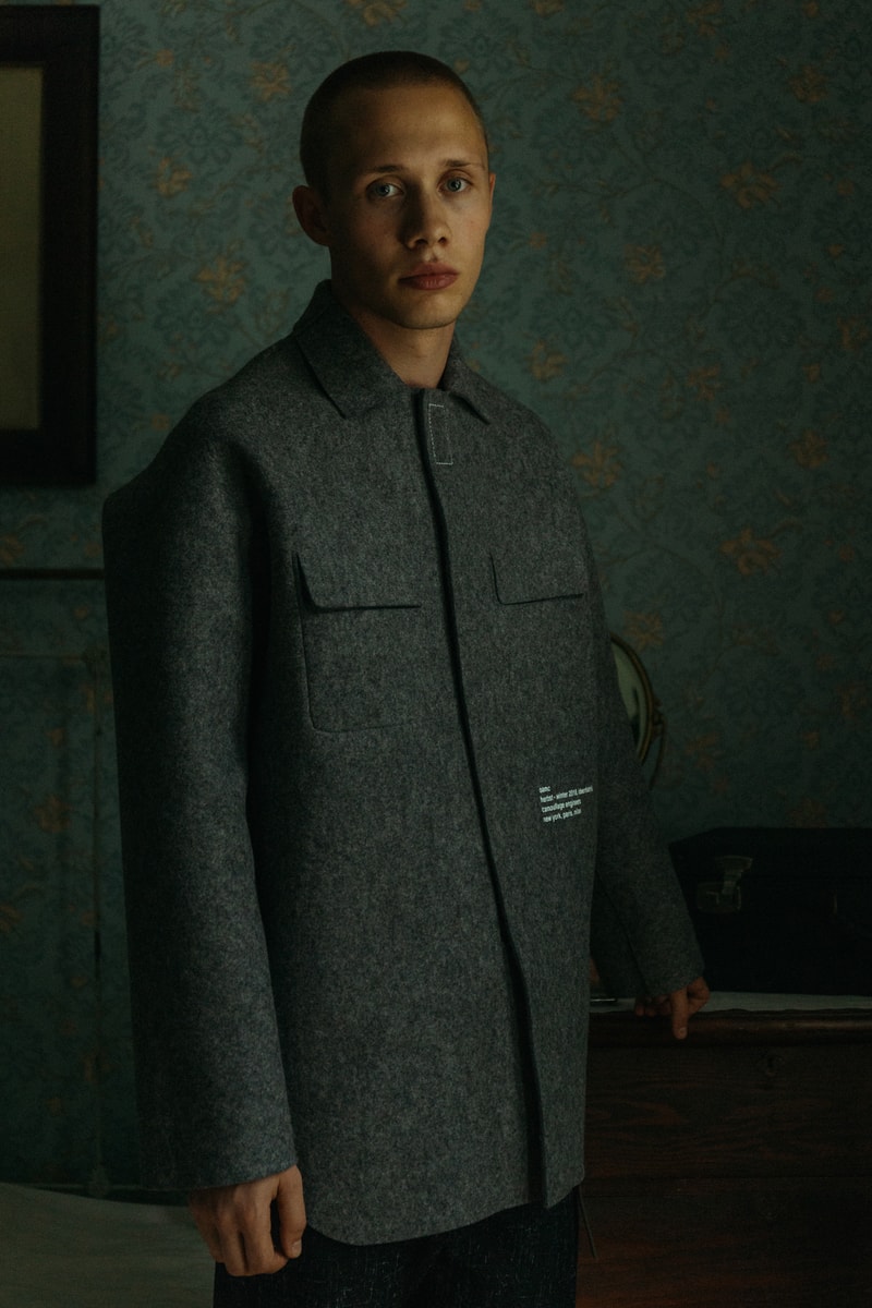 Roden Gray OAMC Fall Winter 2018 Editorial Video Collection Outerwear Jackets shawl shirt coat
