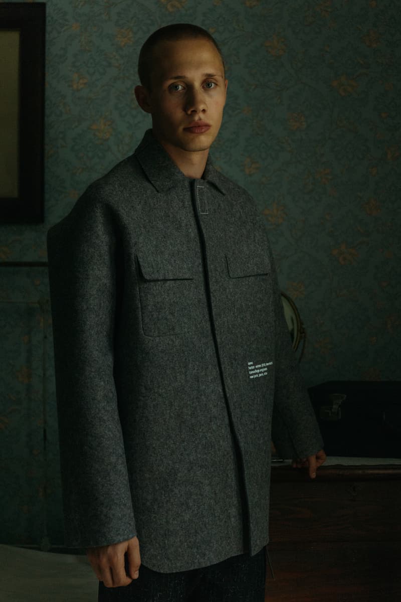 Roden Gray OAMC Fall Winter 2018 Editorial Video Collection Outerwear Jackets shawl shirt coat