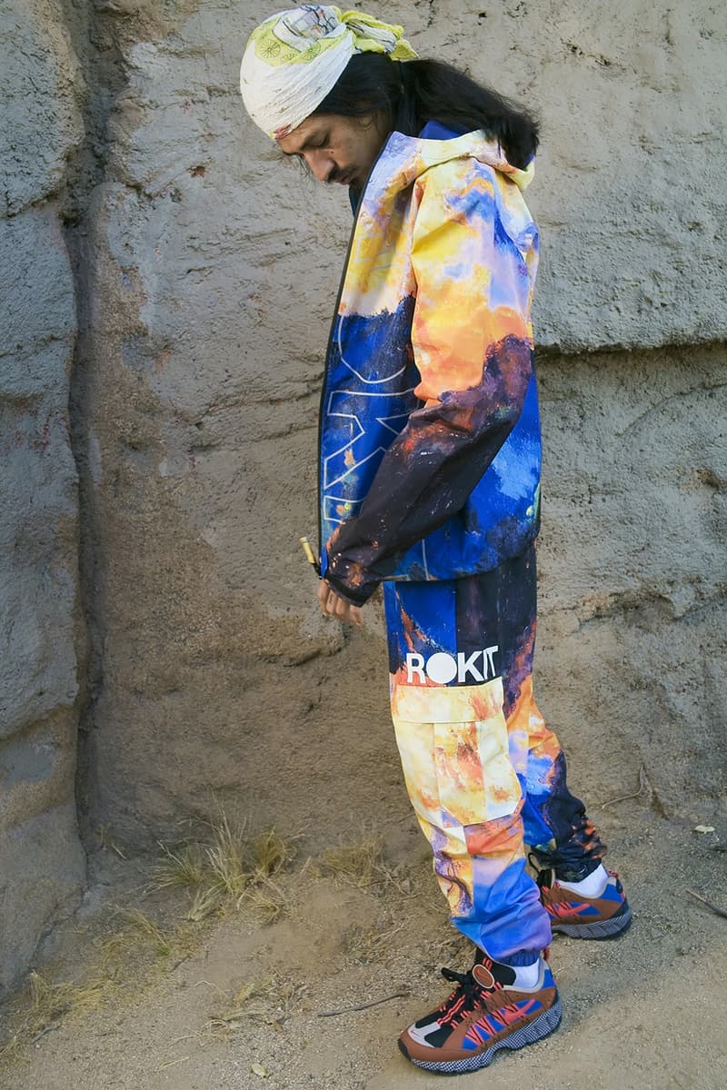 ROKIT Fall Winter 2018 Snow Crash Lookbook collection release info tracksuit hoodies T-shirts