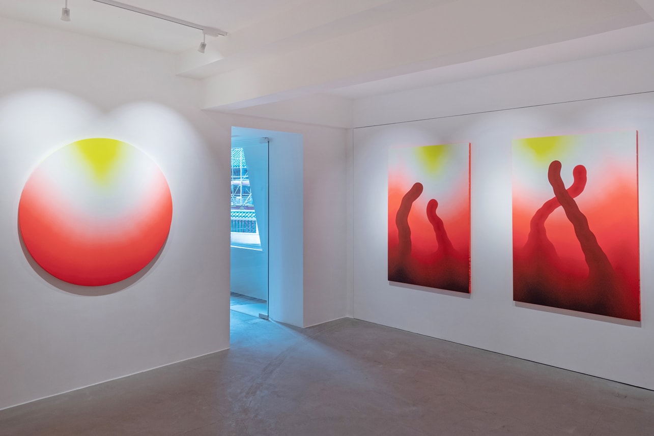 sam friedman flesh of the gods exhibition over the influence hong kong show paintings installations works