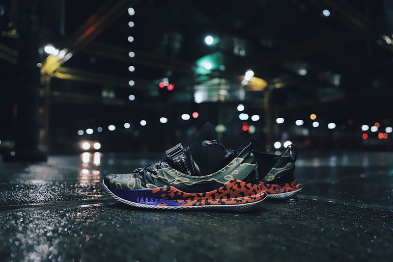 SBTG Limited Edt Custom Under Armour Curry 5 stephen curry asia tour sneakers baskteball