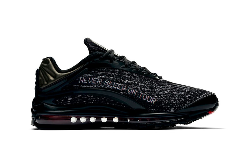 Skepta Nike Air Max Deluxe SK Collaboration Official Look Red Black Static VHS That's Not Me Never Sleep On Tour SK Release Date Info