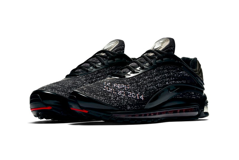 Skepta Nike Air Max Deluxe SK Collaboration Official Look Red Black Static VHS That's Not Me Never Sleep On Tour SK Release Date Info