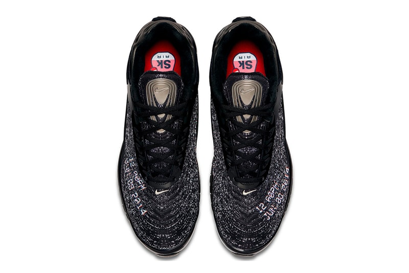 Skepta Nike Air Max Deluxe SK Collaboration Official Look Red Black Static VHS That's Not Me Never Sleep On Tour SK Release Date Info