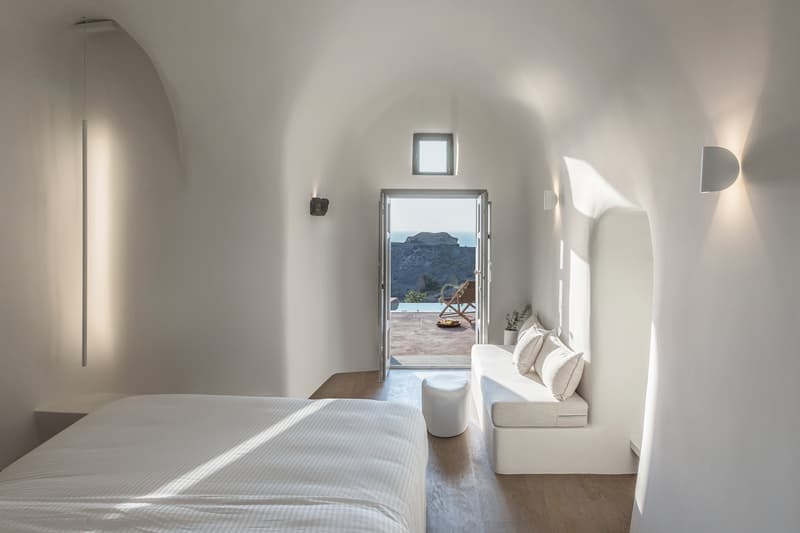 Small Hotel OIA Castle by Kapsimalis Architects Homes Houses Hotels Modern Sleek Interior Exterior Sea View Architecture Oia Greece