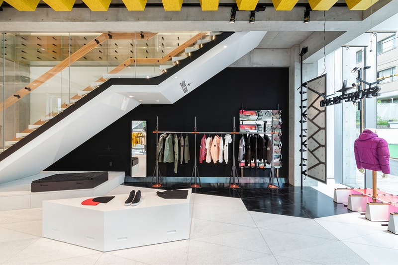 Stone Island Tokyo Store Flagship Minami-Aoyama Japan Retail Shadow Project Architecture look inside around