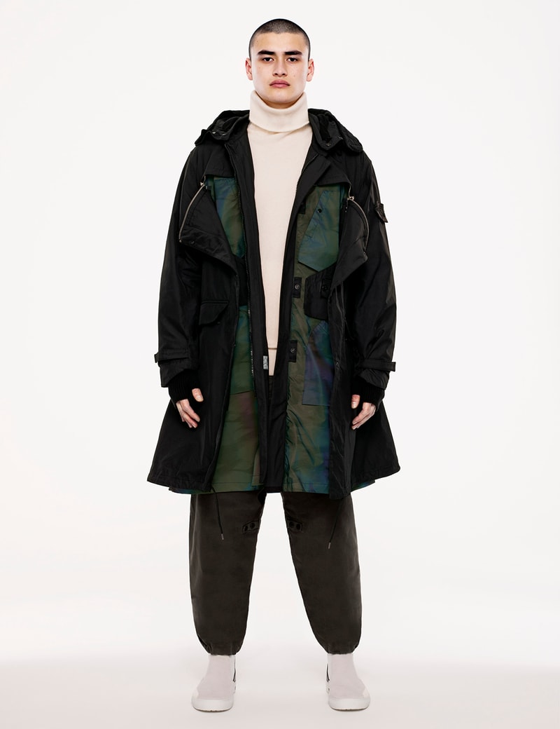 Stone Island Shadow Project FW18 Lookbook Reflective Jacket Bomber Rainbow Color