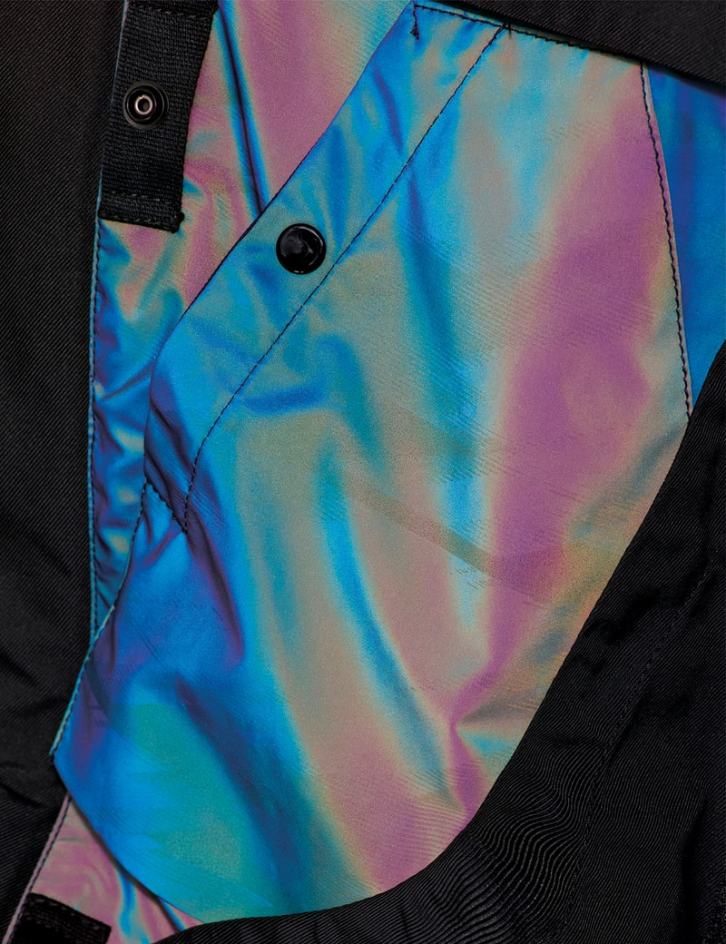 Stone Island Shadow Project FW18 Lookbook Reflective Jacket Bomber Rainbow Color